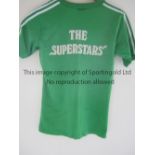 COLIN BELL Green t-shirt worn by Colin during the BBC Superstars event with signed Certificate of