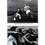 RANGERS AUTOGRAPHS Ten b/w and colour autographed 8 x 6 photographs of former players including