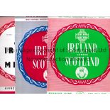 NORTHERN IRELAND FOOTBALL PROGRAMMES Fourteen home programmes v Scotland 1961 and 1963, Mexico 1966,