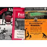 TOTTENHAM HOTSPUR 1960/1 Three away programmes for Spurs Double season, Nottm. Forest, Wolves and