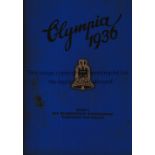 OLYMPICS 1936 BERLIN German issue album, complete with photo plates entered, issued by Cigaretten-
