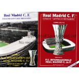 UEFA CUP SEMI-FINALS Nine programmes: Real Madrid v Inter 1985 and 1986, Waregem v Cologne 1986, all