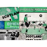 SCOTLAND V NORTHERN IRELAND 1948 - 2008 Thirty nine programmes for matches in Ireland and Scotland