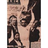 1957 EUROPEAN CUP SEMI FINAL Manchester United played 25/4/1957 at Old Trafford. ''MARCA'' weekly