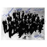 TOTTENHAM HOTSPUR AUTOGRAPHS An A4 b/w cutting removed from a modern book showing the squad on the