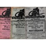 SPEEDWAY / BELLE VUE Six home programmes for 1933 including the Championship Trophy, Wimbledon 22/