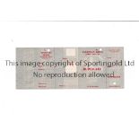 OLYMPICS 1948 LONDON Unused duplicate ticket for Harringay Arena with a small punched hole in each