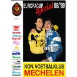 ECWC SEMI-FINALS Three programmes: SK Beveren v Barcelona 1979, Bayern Munich v Everton 1985 Die