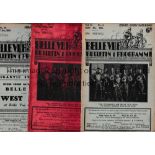 SPEEDWAY / BELLE VUE Six home programmes for 1935 including New Cross 27/4 & 5/8, Hackney Wick,