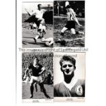 FOOTBALL PHOTO POSTCARDS Eight postcards from the 1960's including Derek Kevan, Terry Paine, Ian St.