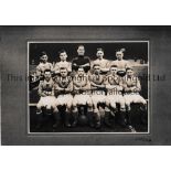 CARDIFF CITY An 8" X 7" b/w team group photo mounted on board from the 1930's, possibly Reserves