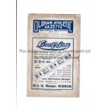 OLDHAM ATHLETIC V BARNSLEY 1913 Programme for the Central League match at Oldham 19/4/1913, small