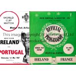 NORTHERN IRELAND Four homes v France 1951, Portugal 1957, Italy 1957 and 1958. Generally good