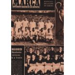1957 EUROPEAN CUP SEMI FINAL Real Madrid v Manchester United played 11/4/1957 at the Bernabeu,