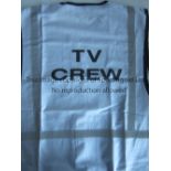ARSENAL Grey TV Crew jacket / bib that was worn at Arsenal. No provenance other that the items