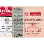 1950'S FOOTBALL PROGRAMMES Thirty programmes including Accrington v Portsmouth 58/9 FA Cup,