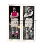 JACK CRAYSTON / TED DRAKE / ARSENAL AUTOGRAPHS Two large Topical Times panels individually signed.