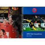 1999 CHAMPIONS LEAGUE FINAL Items relating to Manchester United v Bayern Munich in Barcelona