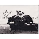 JOHN FRANCOMBE AUTOGRAPHS Two hand signed items with dedicated autographs: 12" X 8" B/W action photo