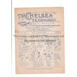 CHELSEA V TOTTENHAM HOTSPUR 1923 Programme for the League match at Chelsea 27/8/1923, very