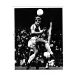 FOOTBALL PRESS PHOTOGRAPHS Approximately 110 B/W photos of various size with the vast majority