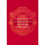 MANCHESTER UNITED Official brochure for the Glazers, as Red Football Limited, Unconditional