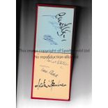 MANCHESTER UNITED AUTOGRAPHS 1970's An official Manchester United "The Red Devils" autograph book