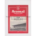 1954 LONDON SENIOR CUP FINAL AT ARSENAL Programme for Ilford v Hounslow Town 8/5/1954, score