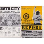 NON-LEAGUE CHAMPIONS TROPHY FINAL 1979 Programme for both legs of Boston United v Bath City. Good