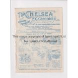 CHELSEA Programme for the home League match v Bradford City 5/2/1927, ex-binder. Generally good