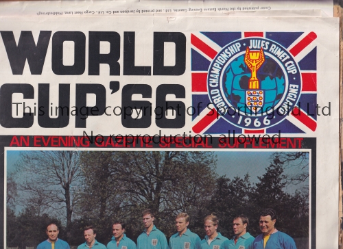 WORLD CUP 1966 Middlesbrough Evening Gazette special issue with a preview of the Tournament and a