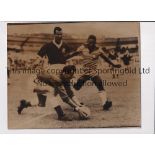 PRESS PHOTO / 1958 WORLD CUP / PELE Original 10" X 8" B/W photo with stamp and paper notation on the