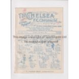 CHELSEA Programme for the home League match v Grimsby Town 19/3/1927, ex-binder. Generally good