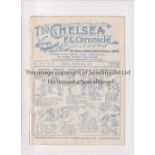 CHELSEA Programme for the home F.A. Cup match v Burnley 19/2/1927, ex-binder. Generally good