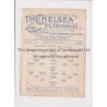 CHELSEA Single sheet programme for the Public Practice Match 18/8/1926, ex-binder. Generally good