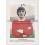 GEORGE BEST / DENIS LAW Two Ty-Phoo Tea cards in original envelopes with vouchers. Good