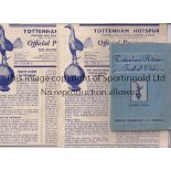 TOTTENHAM HOTSPUR 1950/1 Twenty home League programmes in their Championship season, missing only