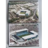 FOOTBALL STADIUM PHOTOS A large folder containing over 90 colour 16" X 12" aerial view photos of