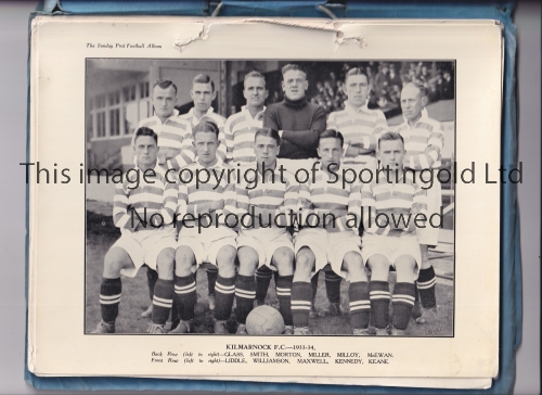 SCOTTISH - FAMOUS FOOTBALL CLUBS Scarce booklet published by the Sunday Post entitled Famous