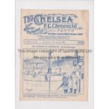 CHELSEA Programme for the home F.A. Cup match v Norwich City 15/1/1936, very slightly creased and