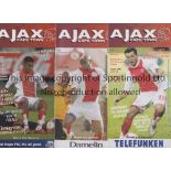 SOUTH AFRICA FOOTBALL PROGRAMMES Six Ajax Cape Town home programmes 2006 and 2007 and South Africa v