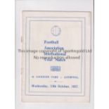 ENGLAND TRIAL AT EVERTON 1937 F.A Trial match at Goodison Park, 13 Oct 1937, staples removed.