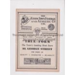 LUTON TOWN / FESTIVAL OF BRITAIN Home programme v Schiedam V.V. 14/5/1951. Generally good