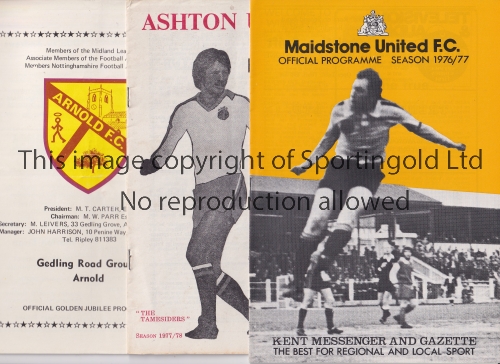 NON-LEAGUE FOOTBALL PROGRAMMES Forty seven programmes from 1950's to 1970's with the majority