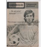 TIBOR NYILASI / HUNGARY / AUTOGRAPH Magazine cover signed in biro by the Ferencváros legend of the