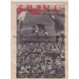 1933 GERMANY XI v GLASGOW RANGERS Friendly played 31/5/1933 in Munich. Rare issue of ''Die Fusball
