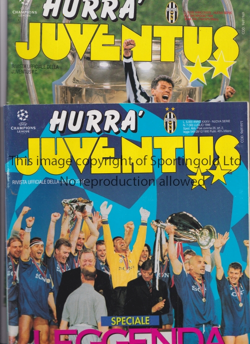 1996 CHAMPIONS LEAGUE FINAL / JUVENTUS V AJAX Five Italian publications relating to the Final: