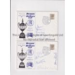 CRICKET AUTOGRAPHS Two First Day Cover for the Benson and Hedges Cup Final at Lord's 23/7/1983,