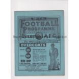 EVERTON Home programme v Grimsby Town 28/3/1936. Good