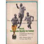 1970 FIFA WORLD CUP MEXICO. Scarce 1970 FIFA World Cup bulletin (1970 - Boletim Extra-2 IX Copa